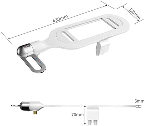 Bidet Toilet Seat Dual Nozzle, Airlandolists Smart Toilet Flusher
