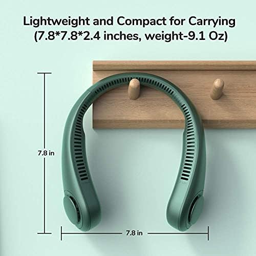 مروحة رقبة محمولة، مروحة بدون شفرات تعمل بدون استخدام اليدين