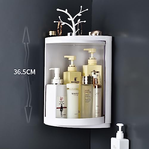 360° گھومنے والا کارنر باتھ روم اسٹوریج آرگنائزر 