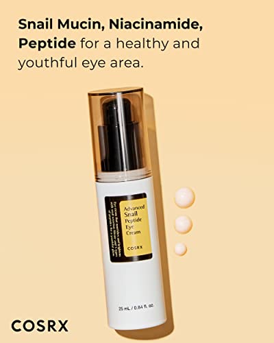 COSRX Snail Peptide Eye Cream 73.7% Snail Mucin کے ساتھ 