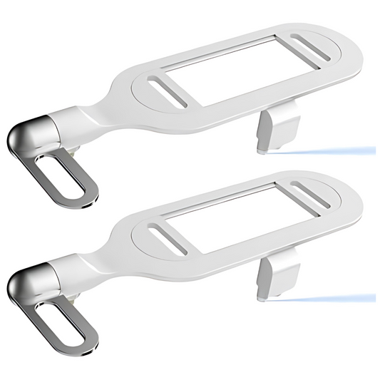 Bidet Toilet Seat Dual Nozzle، Airlandolists Smart Toilet Flusher 